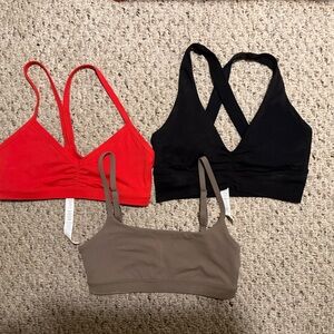 Bundle 3 crz yoga sports bras size xxs